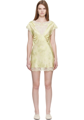 Collina Strada Yellow Waterlily Minidress