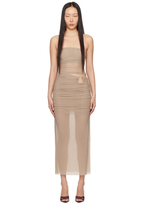 BEC + BRIDGE Taupe Iona Midi Dress