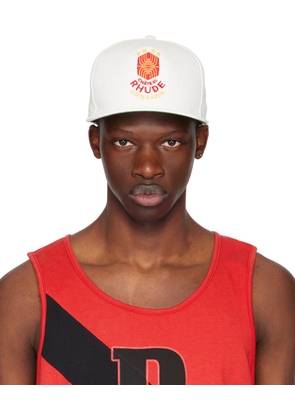 Rhude White Azur Cap
