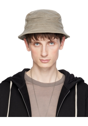Rick Owens DRKSHDW Off-White Gilligan Narrow Brim Bucket Hat