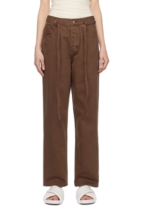 CAMILLA AND MARC Brown Rhodes Jeans