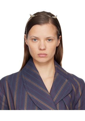 Vivienne Westwood Silver 'Vivienne's Horn' Alice Headband