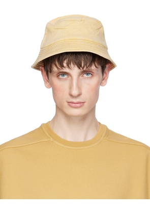 Rick Owens DRKSHDW Yellow Gilligan Narrow Brim Bucket Hat
