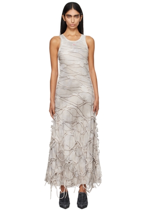 Diesel Gray D-Jaral Maxi Dress