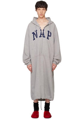 doublet Gray 'Power Nap' Hoodie