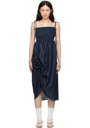 Sleeper Navy Atlanta Maxi Dress