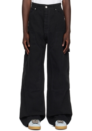 B1ARCHIVE Black Paneled Trousers