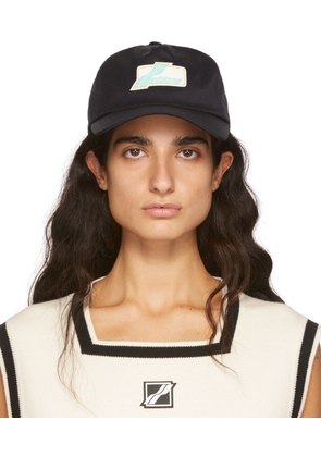 We11done Navy Logo Wappen Cap