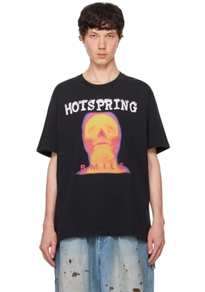 doublet Black 'Hotspring' Onsen T-Shirt