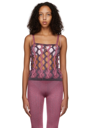 Isa Boulder Purple & Pink Nest Tank Top
