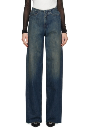 MM6 Maison Margiela Blue Five-Pocket Jeans