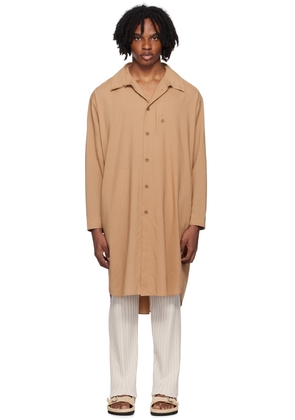HOMME PLISSÉ ISSEY MIYAKE Tan Pocket Shirt