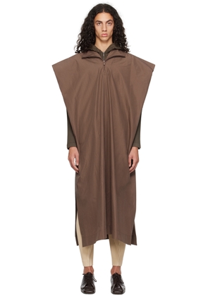 HOMME PLISSÉ ISSEY MIYAKE Brown Blank Shirt