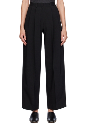 GIA STUDIOS Black Pleated Trousers