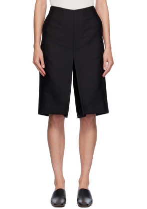 GIA STUDIOS Black Layered Shorts