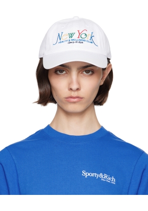 Sporty & Rich White NY 94 Cap