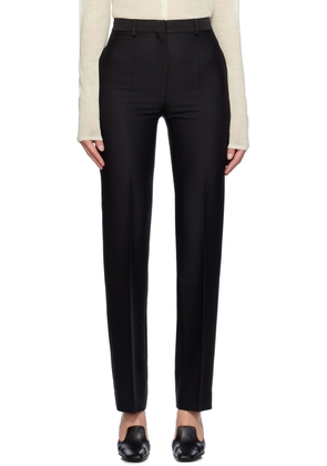 GIA STUDIOS Black Creased Trousers