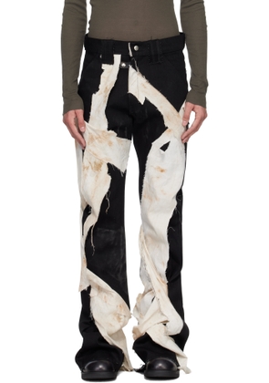 Swampgod Black Cutout Trousers