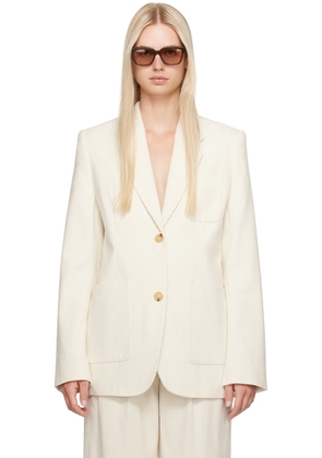 TOTEME Off-White Single-Breasted Blazer