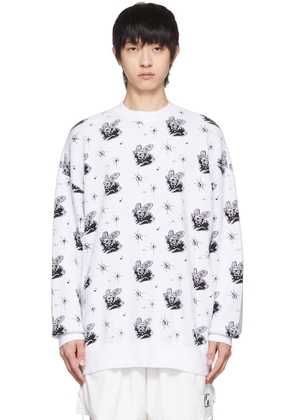 We11done Black & White Monster Reversible Sweater