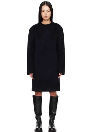 TOTEME Navy Broad Doublé Tunic Minidress