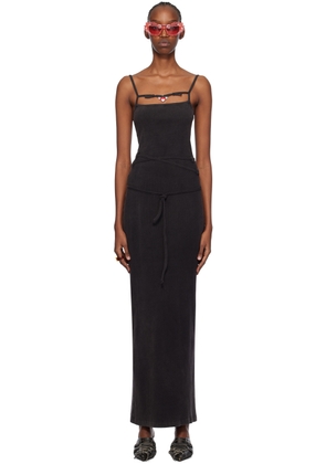 Ottolinger Gray Cutout Maxi Dress