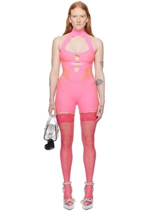 Poster Girl Pink Harley Romper