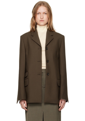 TOTEME Brown Straight Blazer