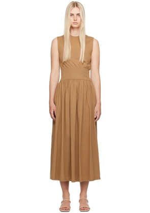TOTEME SSENSE Exclusive Brown Tee Midi Dress