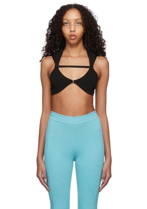 JACQUEMUS Black 'Le Bandeau Veleiro' Bra