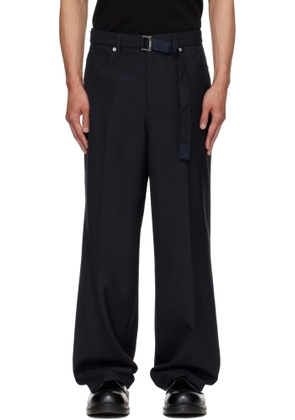 sacai Navy Suiting Trousers