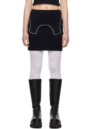 I'm Sorry by Petra Collins SSENSE Exclusive Black JennyFax Edition Sister Miniskirt