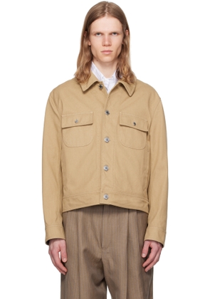 Thom Browne Khaki Backstrap Utility Jacket