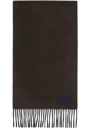 Burberry Brown Reversible Cashmere Scarf