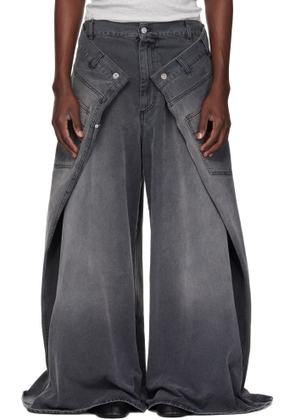 LU'U DAN Gray Maxi x Maxi x Maxi Jeans