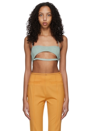 JACQUEMUS Blue 'Le Bandeau Beijo' Bra