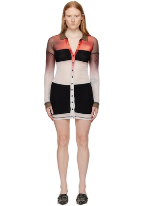 Ottolinger Multicolor Semi-Sheer Minidress