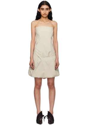 Ottolinger Off-White Deconstructed Minidress