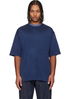 nanamica Navy Rayon Cotton T-shirt