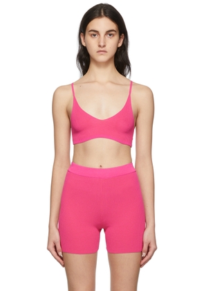 JACQUEMUS Pink La Montagne 'Le Bandeau Valensole' Bra