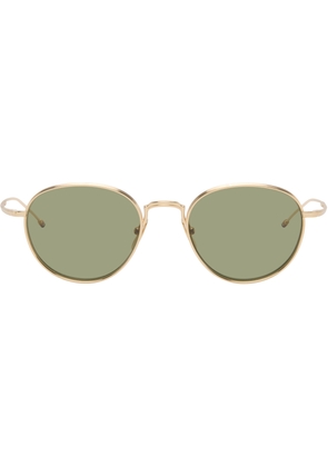 Thom Browne Gold Titanium Round Sunglasses
