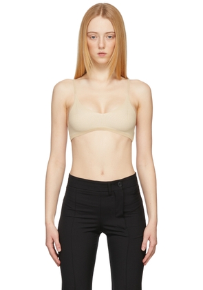 JACQUEMUS Beige 'Le Bandeau Valensole' Bra