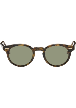 Thom Browne Brown Acetate Round Sunglasses