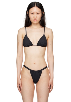 ANINE BING Black Brielle Bikini Top