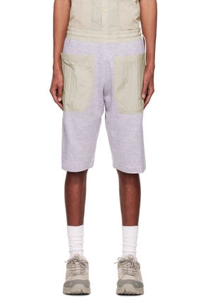 RANRA Gray Cotton Shorts