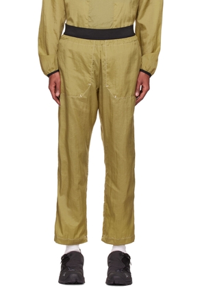RANRA Yellow Nylon Trousers