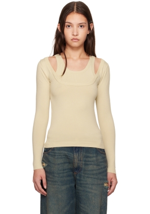 Gimaguas SSENSE Exclusive Beige Étoile Sweater