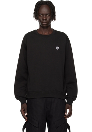 Kenzo Black Kenzo Paris 'KENZO Happy Tiger' Embroidered Sweatshirt