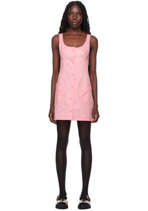 Moschino Jeans Pink Pocket Minidress