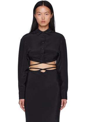 Christopher Esber Black Silk Shirt